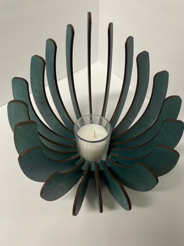 Wooden Candle Stick Holder, Elegant Laser Cut Table Centerpiece Candle Holder for Valentine’s Day Décor - Image 5