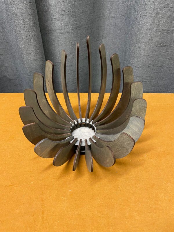 Wooden Candle Stick Holder, Elegant Laser Cut Table Centerpiece Candle Holder for Valentine’s Day Décor