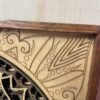 WOODEN MANDALA DECOR – Mandala Laser Cut – Engraved Mandala – Wooden Wall Art – Mandala Wall Decor – Wall Decoration – Mandala Lover Gift - Image 3
