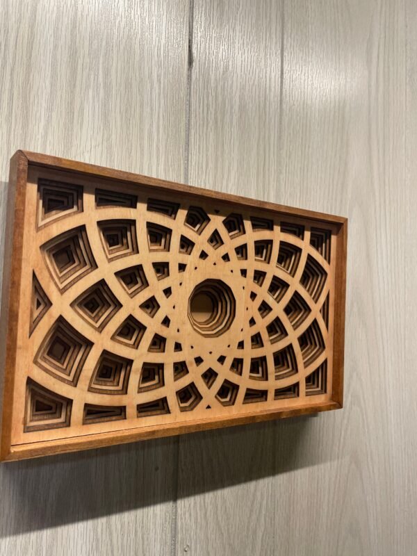 Torus Wall Art – Mandala Wall Art – 8 Layer Mandala – Framed Mandala – Layered Wall Art – Laser Cut Wooden Mandala – Spiritual Wall Decor - Image 5