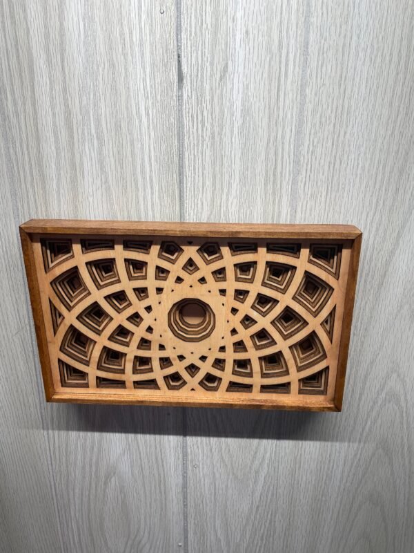 Torus Wall Art – Mandala Wall Art – 8 Layer Mandala – Framed Mandala – Layered Wall Art – Laser Cut Wooden Mandala – Spiritual Wall Decor - Image 6