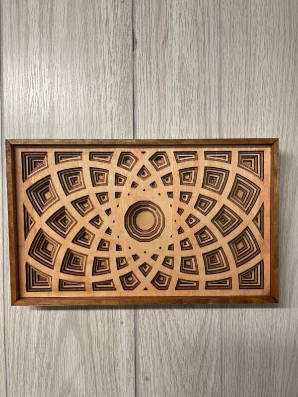 Torus Wall Art – Mandala Wall Art – 8 Layer Mandala – Framed Mandala – Layered Wall Art – Laser Cut Wooden Mandala – Spiritual Wall Decor - Image 7