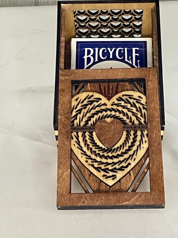 PLAYING CARD BOX – Unique Groomsmen Gift - Father's Day Gift – Gifts for Gamers – Card Storage Box – Playing Card Holder –Unique Poker Box - Image 5
