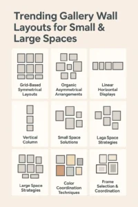 Read more about the article Trending Gallery Wall Layouts for Small & Large Spaces