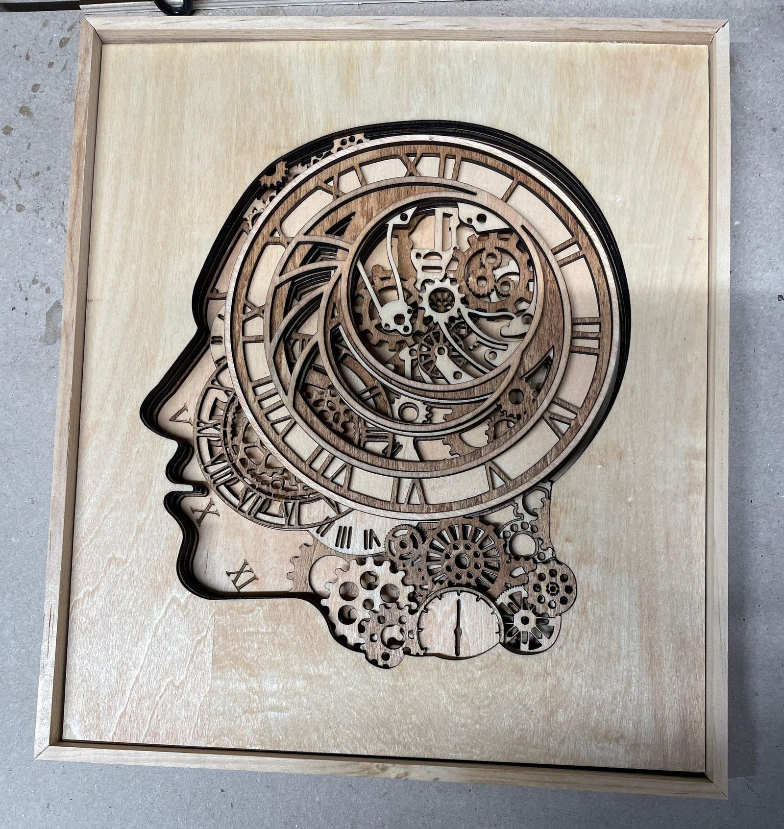 Steampunk Mandala Wall Art